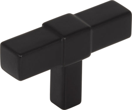 Jeffrey Alexander 293T-MB: 2" Zane T-Bar Cabinet Knob - Matte Black