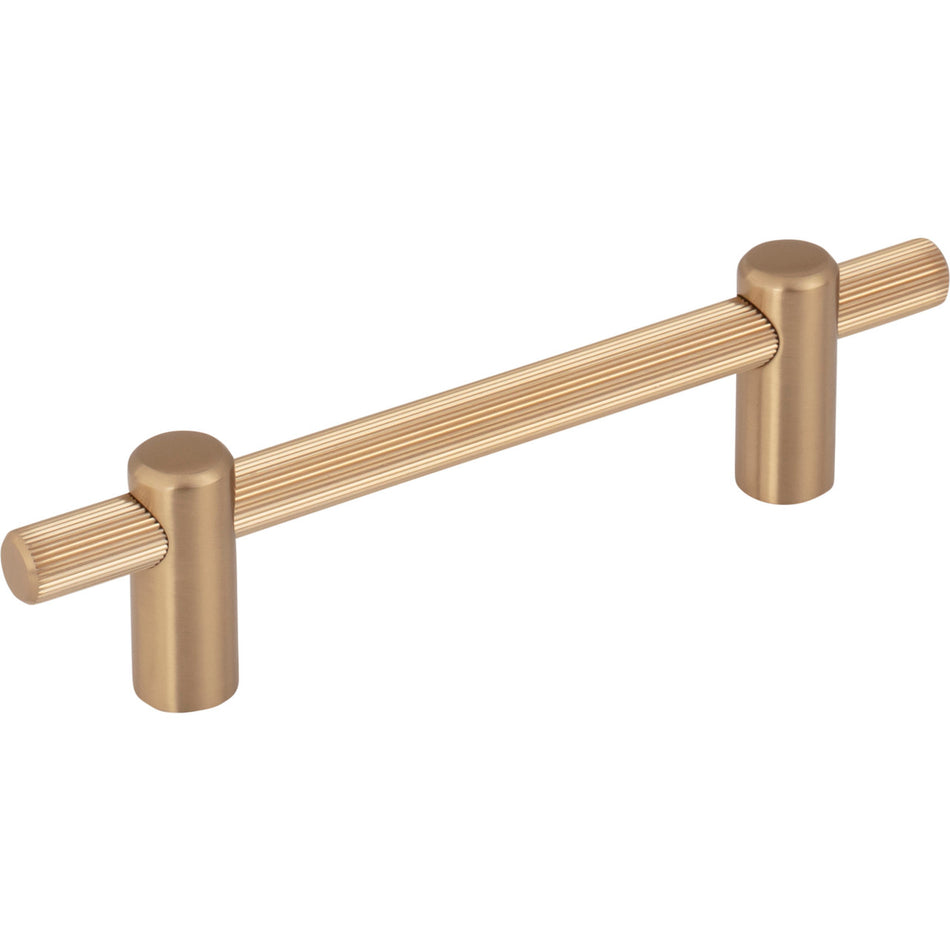 Top Knobs TK3252HB: 3-3/4" cc Dempsey Bar Cabinet Pull - Honey Bronze