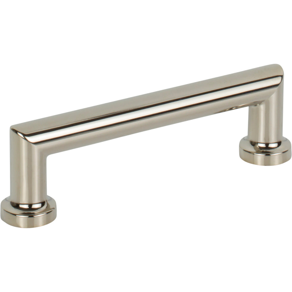 Top Knobs TK3151PN: 3-3/4" cc Morris D-Handle Cabinet Pull - Polished Nickel