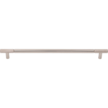 Top Knobs TK3247PN: 18" cc Prestwick Bar Cabinet Pull - Polished Nickel