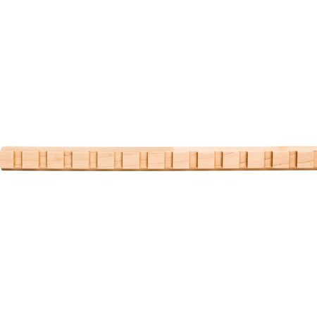 Hardware Resources DEN19POP: 3/4 x 1/2" Dentil Moulding - Poplar