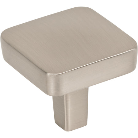 Jeffrey Alexander 905SN: 1-1/4" Whitlock Square Cabinet Knob - Satin Nickel