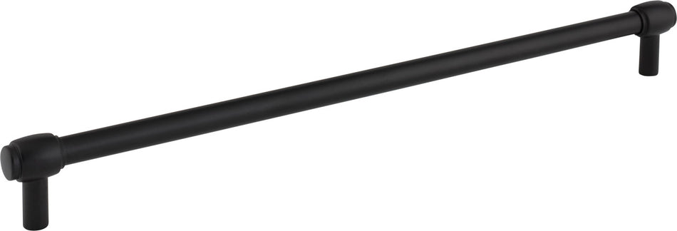Jeffrey Alexander 885-305MB: 305mm cc Hayworth Bar Cabinet Pull - Matte Black