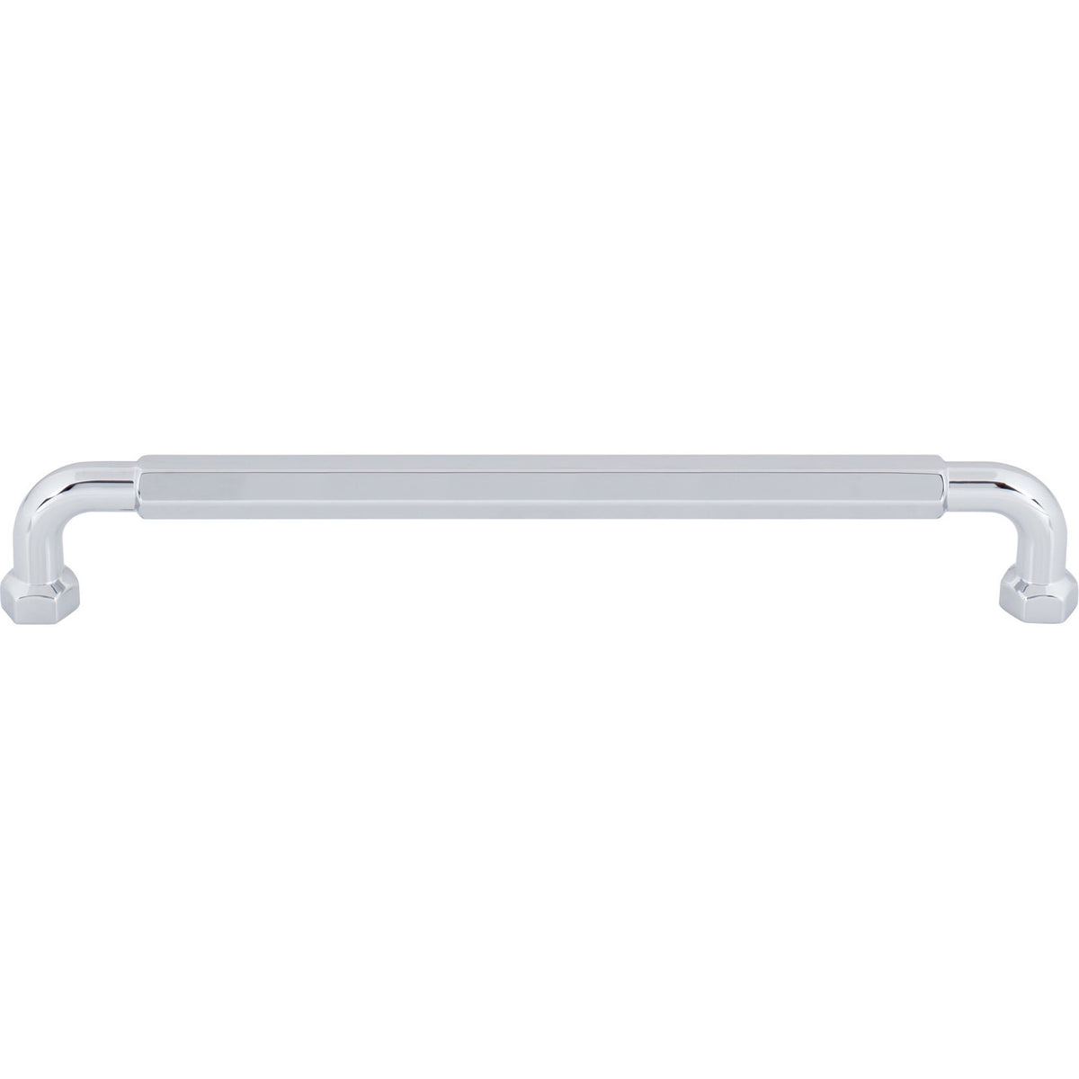 Top Knobs TK3204PC: 7-9/16" cc Dustin Cabinet Pull - Polished Chrome