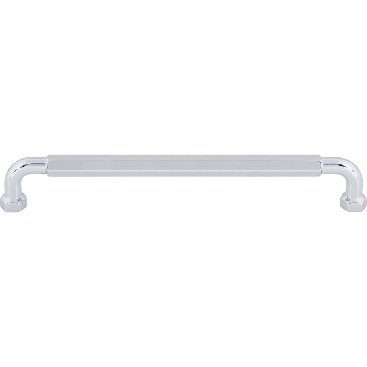 Top Knobs TK3204PC: 7-9/16" cc Dustin Cabinet Pull - Polished Chrome