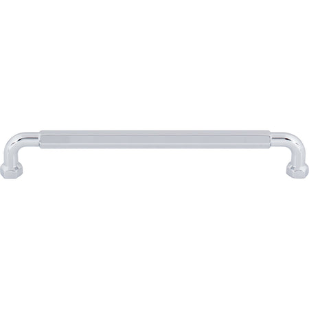 Top Knobs TK3204PC: 7-9/16" cc Dustin Cabinet Pull - Polished Chrome