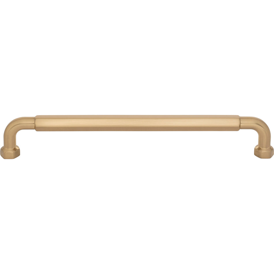 Top Knobs TK3204HB: 7-9/16" cc Dustin Cabinet Pull - Honey Bronze