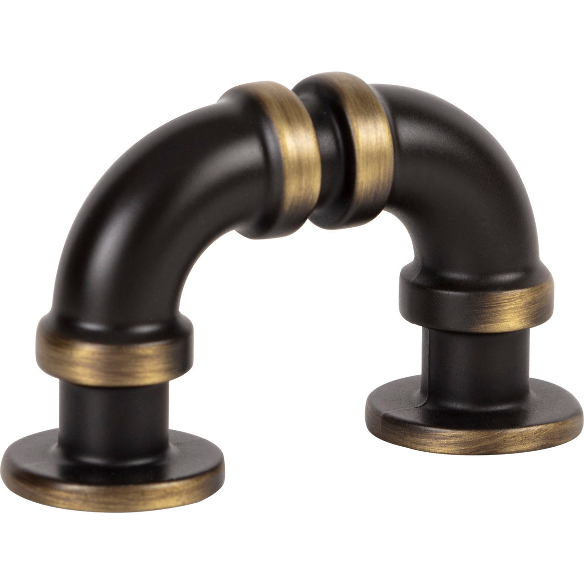Atlas 366-CFB: 1-5/16" cc Steam Punk Cabinet Pull - Cafe Bronze