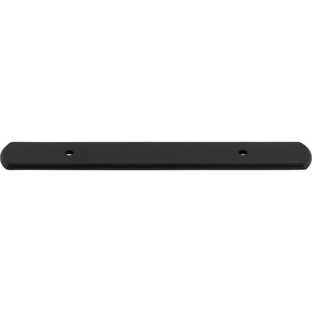 Top Knobs TK3271BLK: 6-3/4" Wescott  Backplate - Flat Black