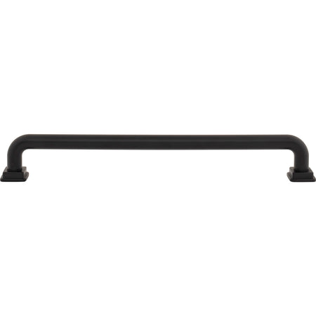 Atlas A6028-BL: 12" cc Kimberton Bar Appliance Pull - Matte Black