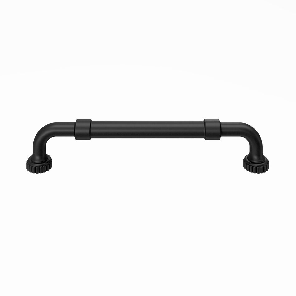 Top Knobs TK3182BLK: 6-5/16" cc Holden Cabinet Pull - Flat Black
