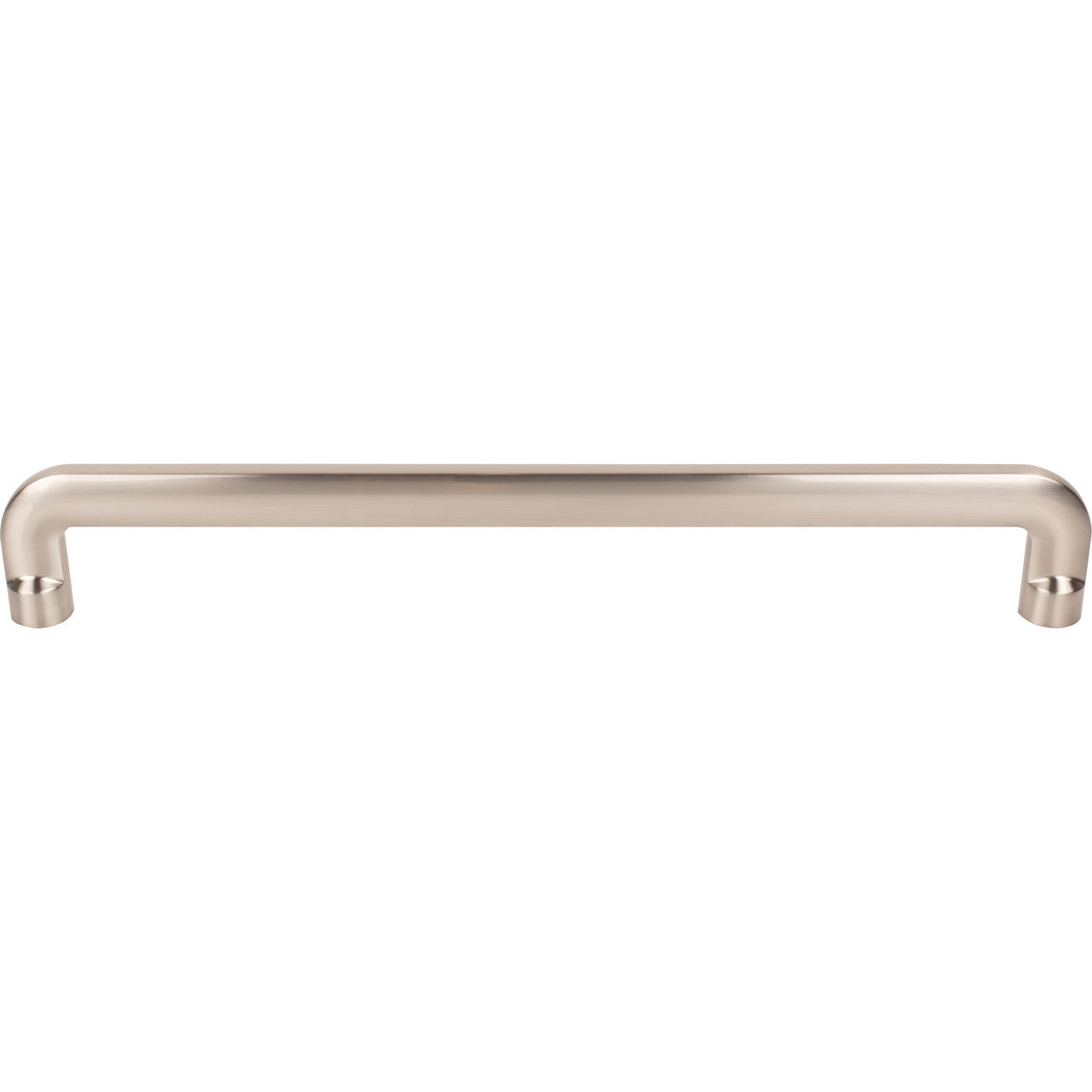 Top Knobs TK3048BSN: 18" cc Hartridge D-Handle Cabinet Pull - Brushed Satin Nickel