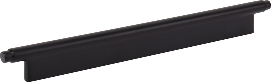 Atlas A536-BL: 224mm cc Kayden Round Bar Cabinet Pull - Matte Black