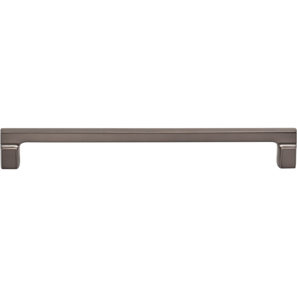 Atlas A526-SL: 224mm cc Reeves Square Bar Cabinet Pull - Slate