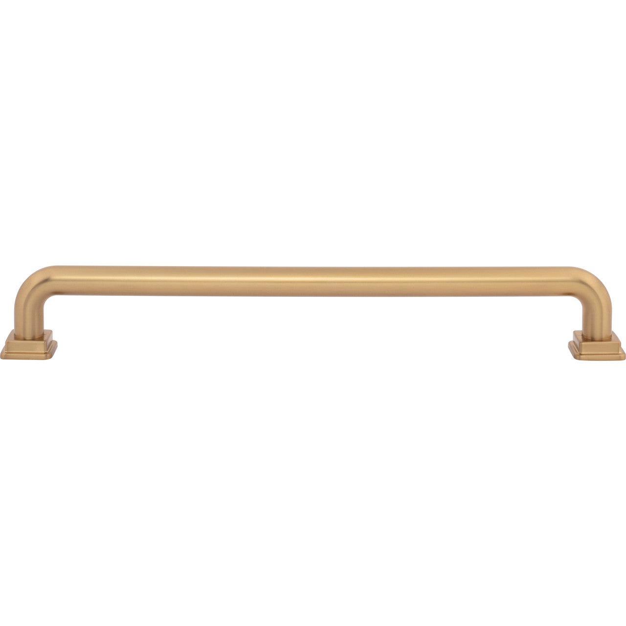 Atlas A6028-WB: 12" cc Kimberton Bar Appliance Pull - Warm Brass