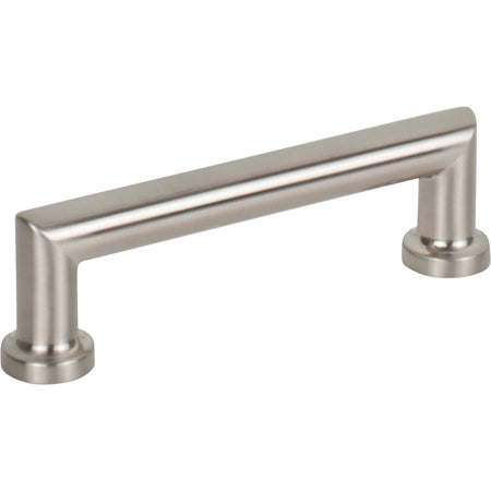 Top Knobs TK3151BSN: 3-3/4" cc Morris D-Handle Cabinet Pull - Brushed Satin Nickel