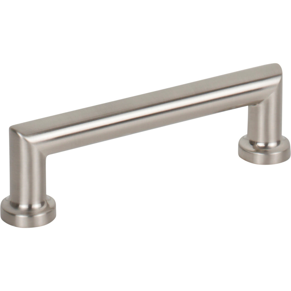 Top Knobs TK3151BSN: 3-3/4" cc Morris D-Handle Cabinet Pull - Brushed Satin Nickel
