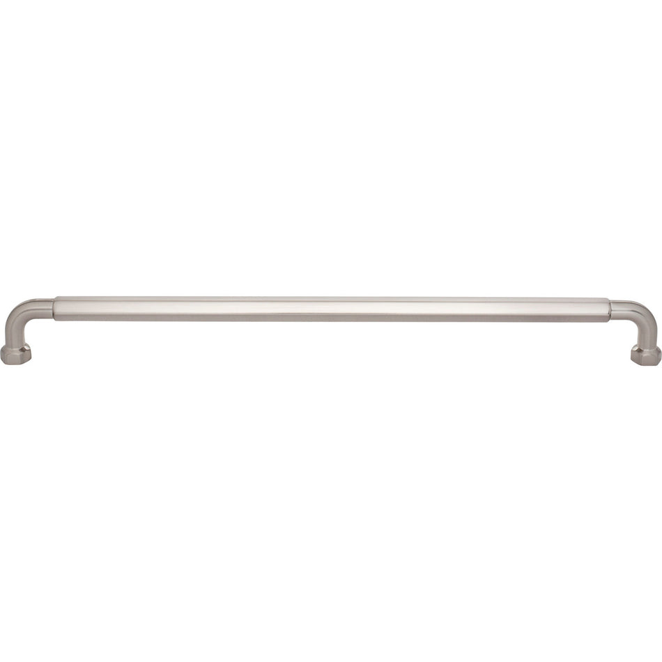Top Knobs TK3206BSN: 12" cc Dustin Cabinet Pull - Brushed Satin Nickel
