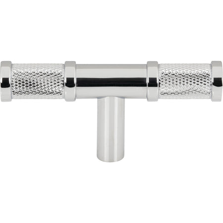 Top Knobs TK3231PC: 3" Burnham T-Bar Cabinet Knob - Polished Chrome