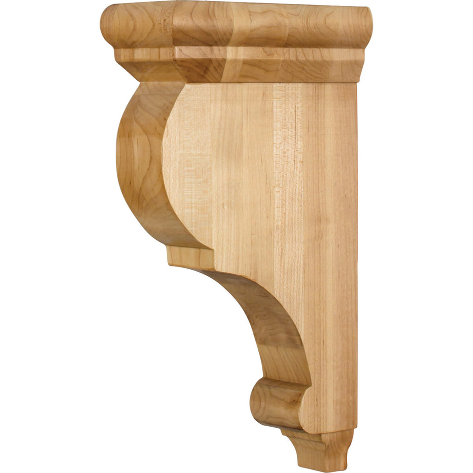 Hardware Resources CORG-WO: 3" x 6-1/2" x 12" Smooth Corbel - White Oak
