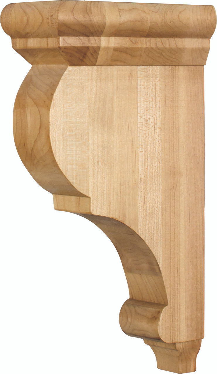 Hardware Resources CORG-OK: 3" x 6-1/2" x 12" Smooth Corbel - Oak