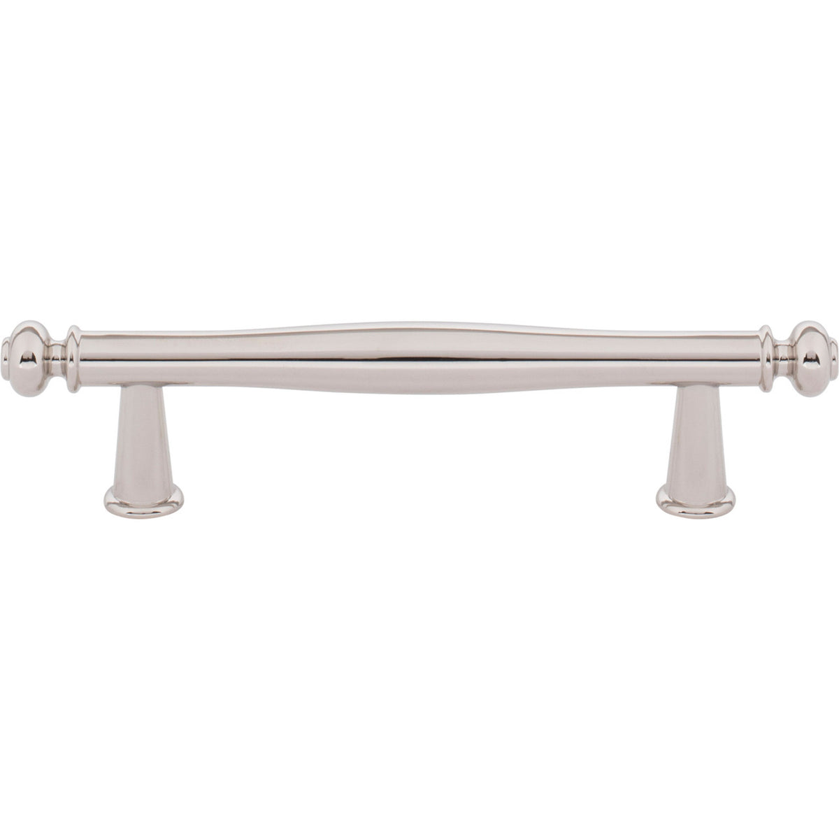 Top Knobs TK3191PN: 3-3/4" cc Coddington Cabinet Pull - Polished Nickel