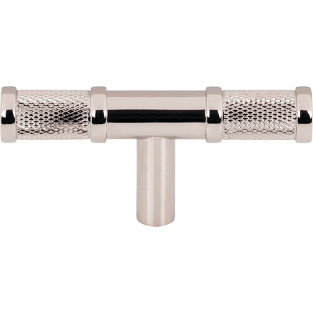 Top Knobs TK3231PN: 3" Burnham T-Bar Cabinet Knob - Polished Nickel