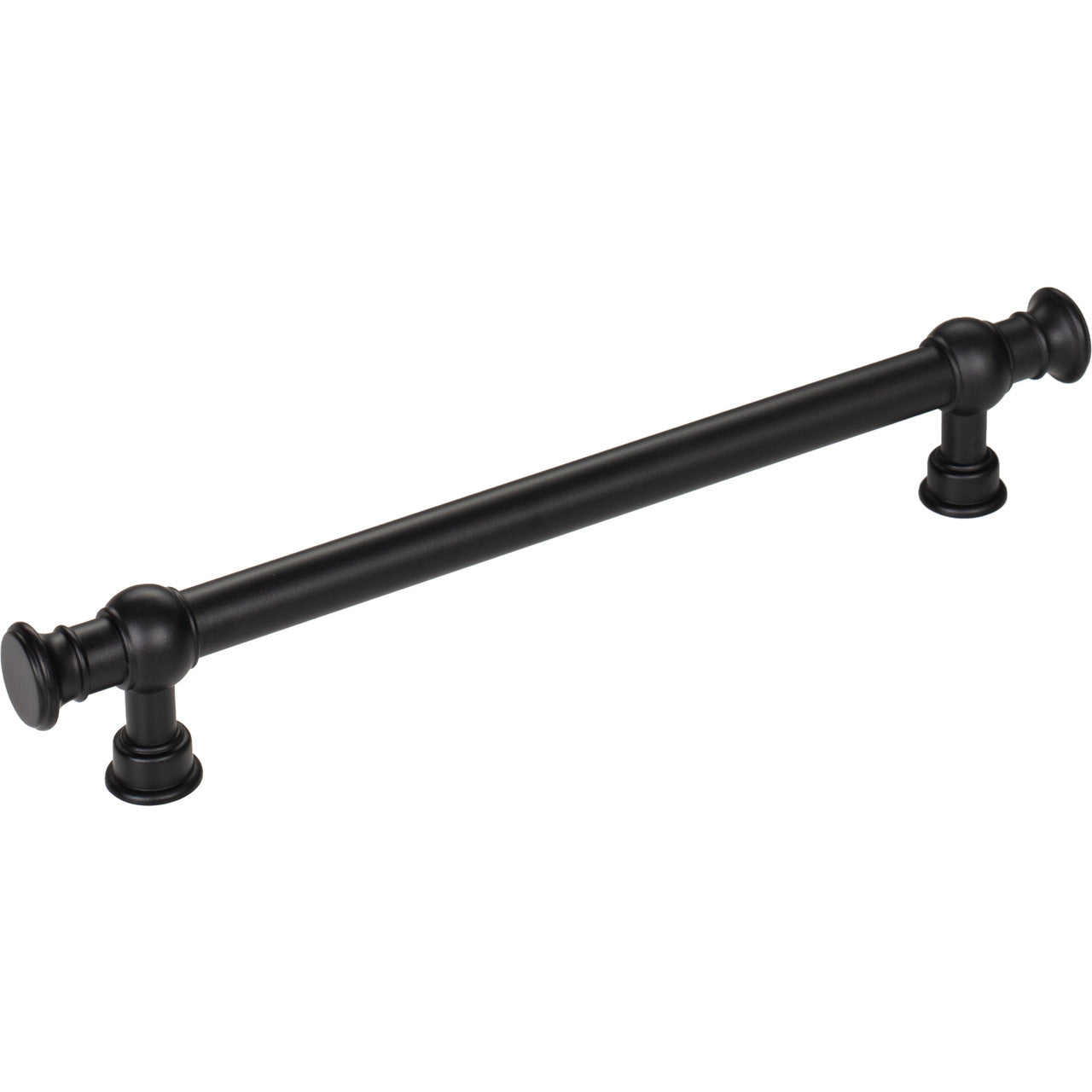 Top Knobs TK3123BLK: 6-5/16" cc Regent's Park Ormonde Cabinet Pull - Flat Black