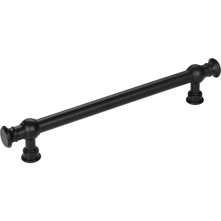 Top Knobs TK3123BLK: 6-5/16" cc Regent's Park Ormonde Cabinet Pull - Flat Black