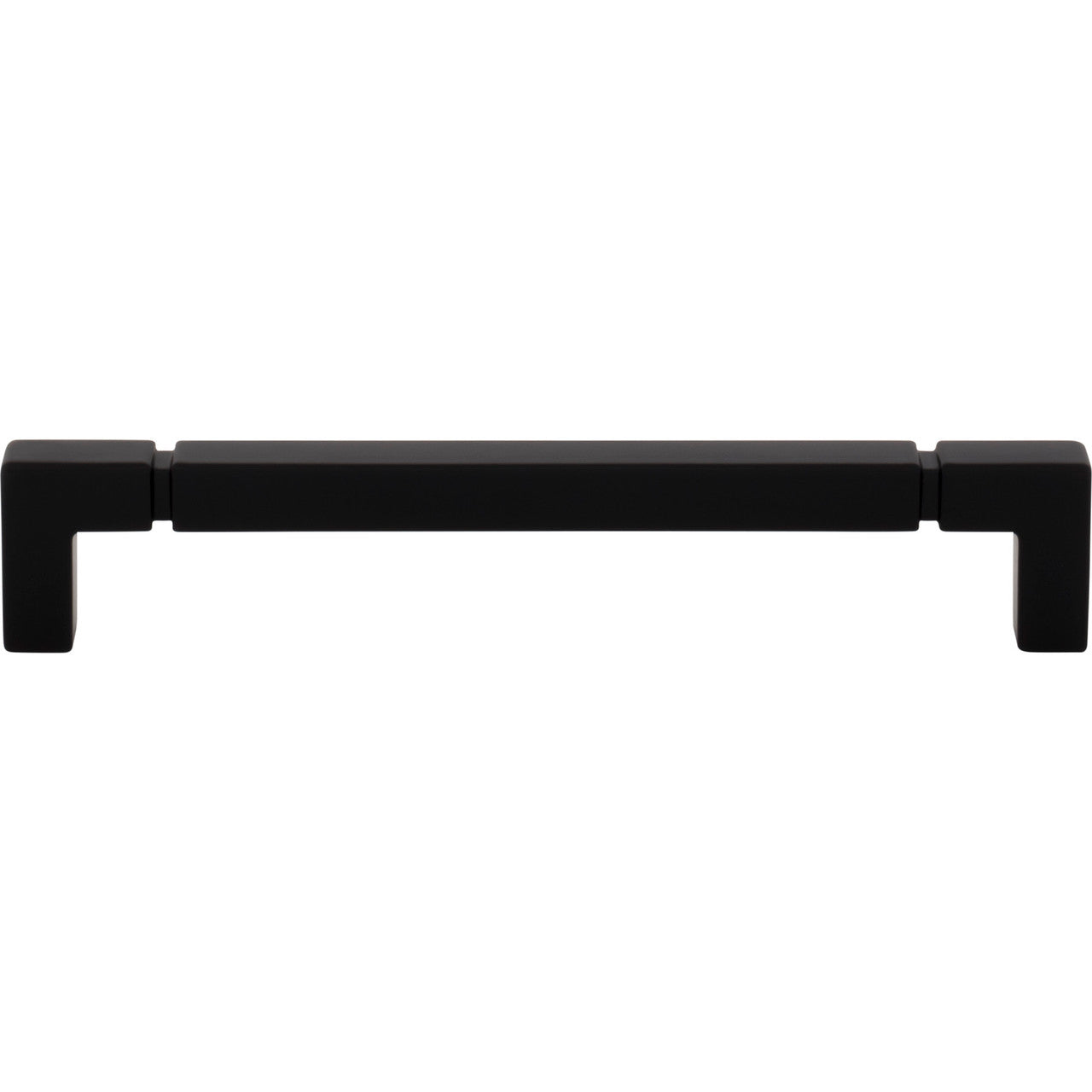 Top Knobs TK3223BLK: 6-5/16" cc Langston Cabinet Pull - Flat Black