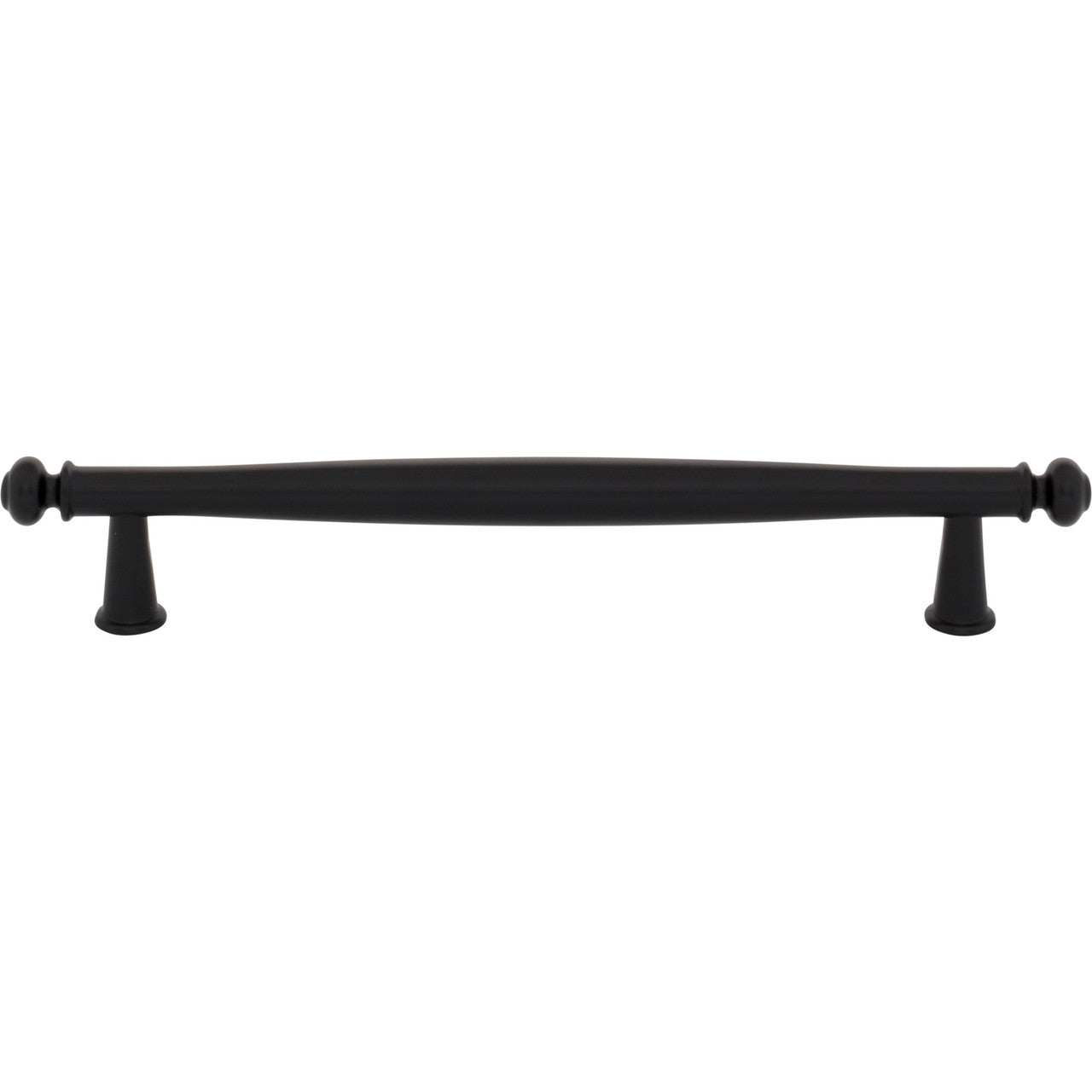 Top Knobs TK3193BLK: 6-5/16" cc Coddington Cabinet Pull - Flat Black