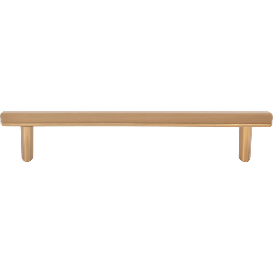 Elements 641-128SBZ: 128mm cc William Bar Cabinet Pull - Satin Bronze