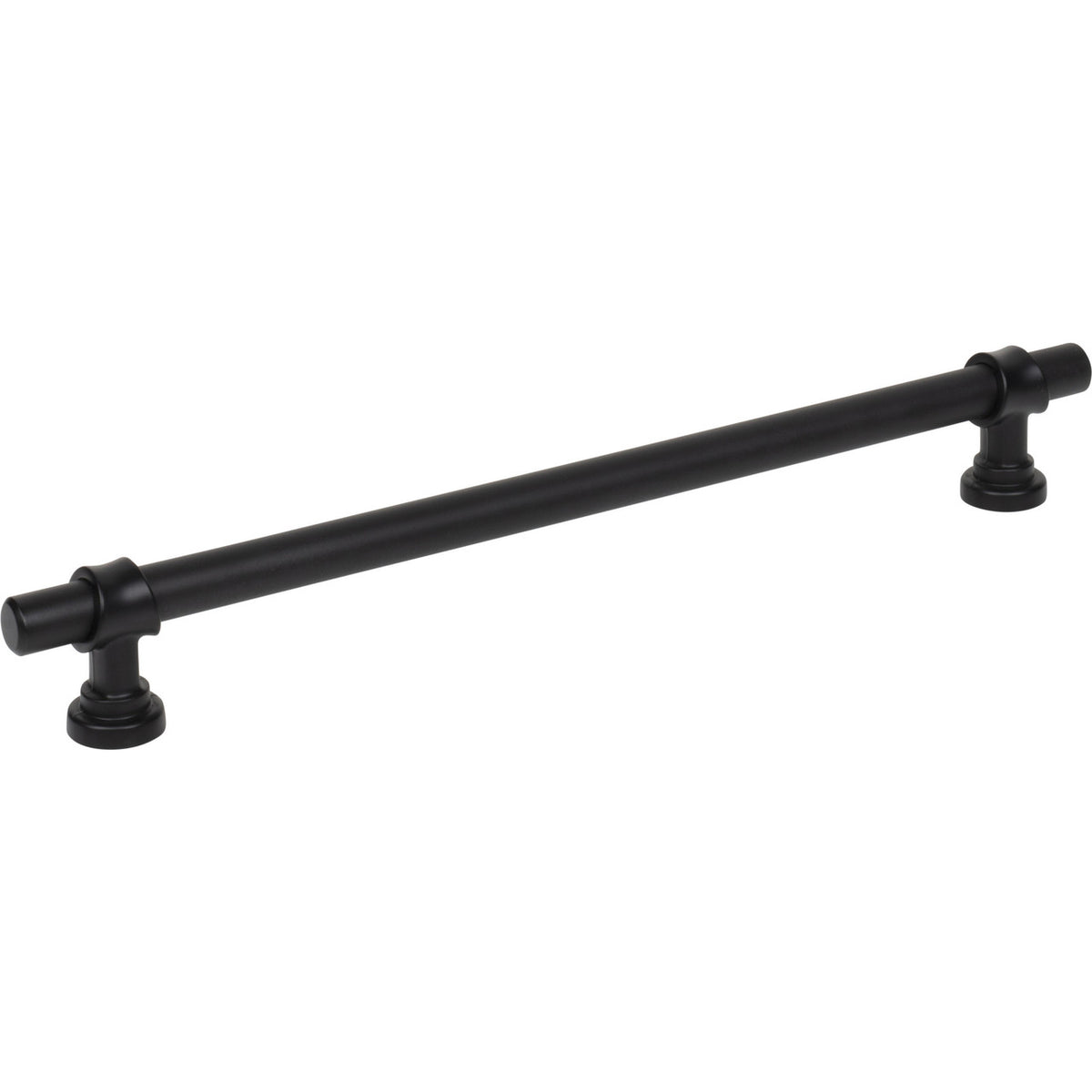 Top Knobs M2751: 8-13/16" cc Dakota Bit Cabinet Pull - Flat Black