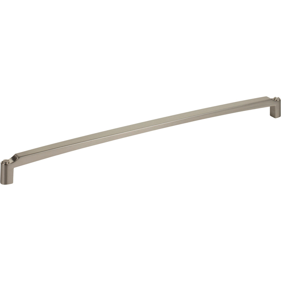 Top Knobs TK3176BSN: 12" cc Haddonfield D-Handle Cabinet Pull - Brushed Satin Nickel