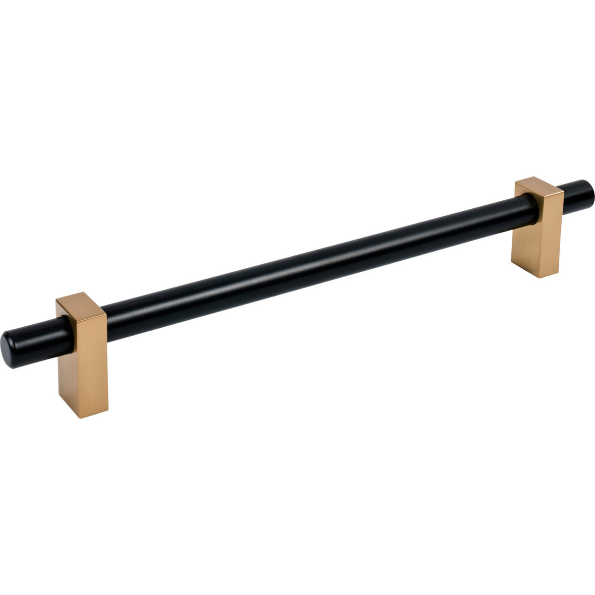 Jeffrey Alexander 478-12MBSBZ: 12" cc Larkin Appliance Pull - Satin Bronze/Matte Black