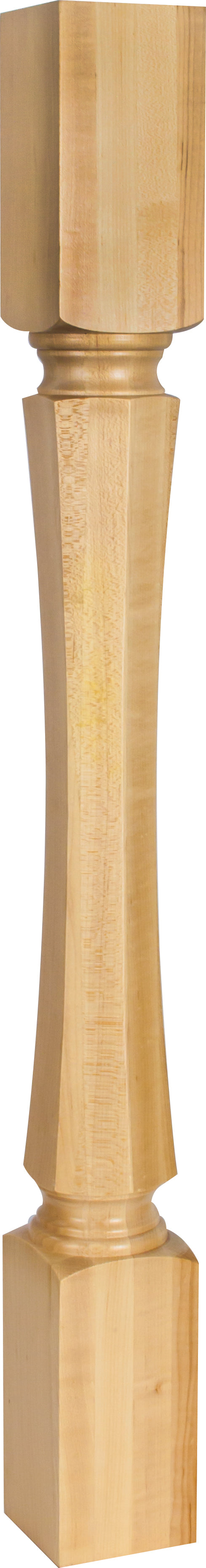 Hardware Resources P70-RW: Hexagonal Post - Rubberwood