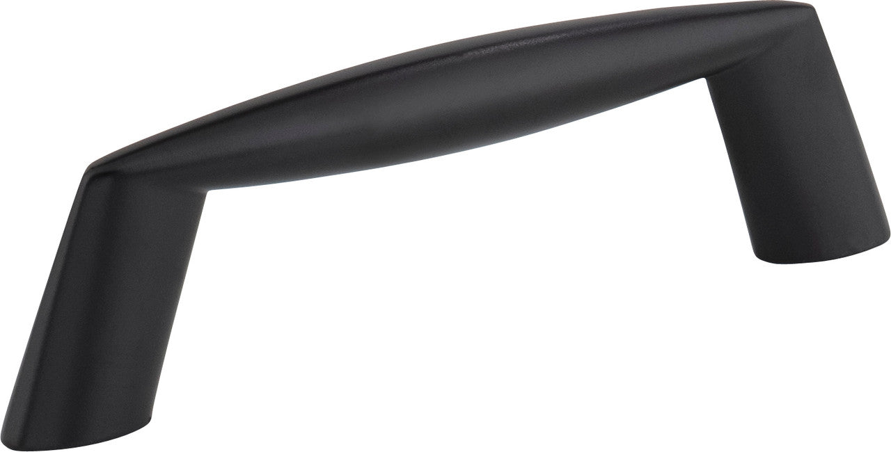 Elements 988-3MB: 3" cc Zachary Cabinet Pull - Matte Black