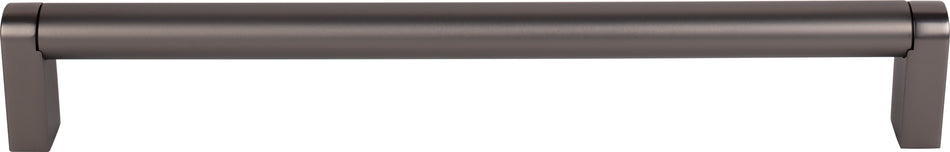 Top Knobs M2472: 24" cc Pennington Round Bar Appliance Pull - Ash Gray