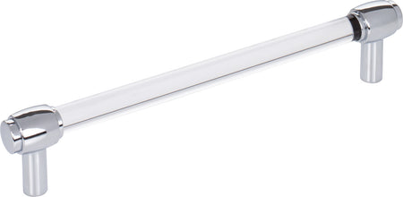 Jeffrey Alexander 775-160PC : 160mm cc Carmen Bar Cabinet Pull - Polished Chrome