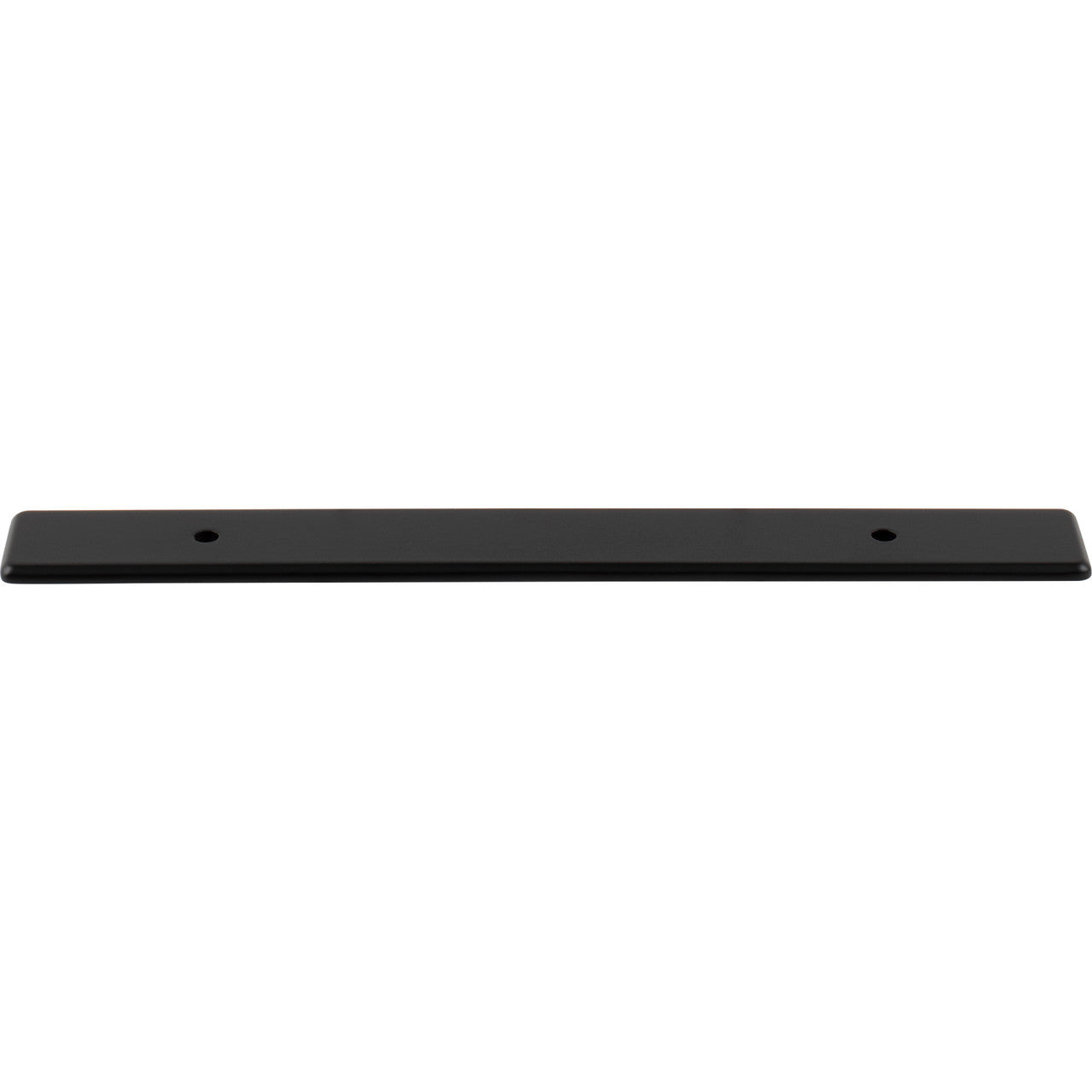 Top Knobs TK3282BLK: 1" Radcliffe  Backplate - Flat Black
