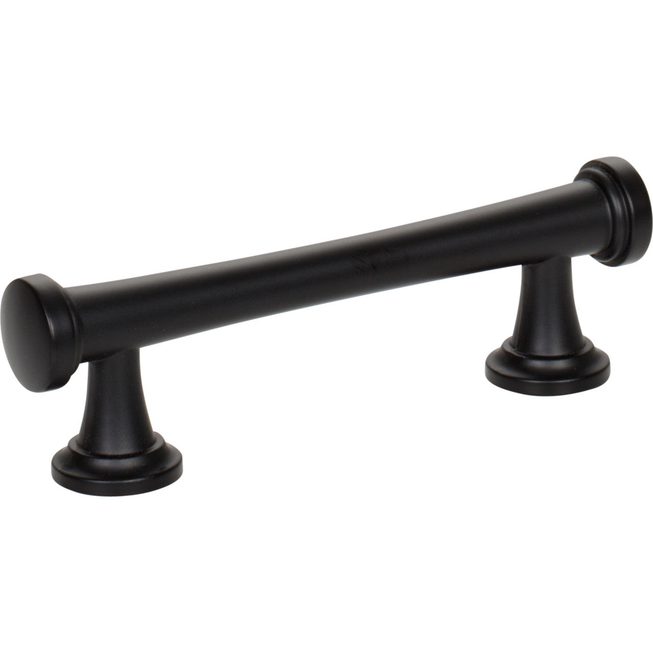 Atlas 326-BL: 3" cc Browning Cabinet Pull - Matte Black
