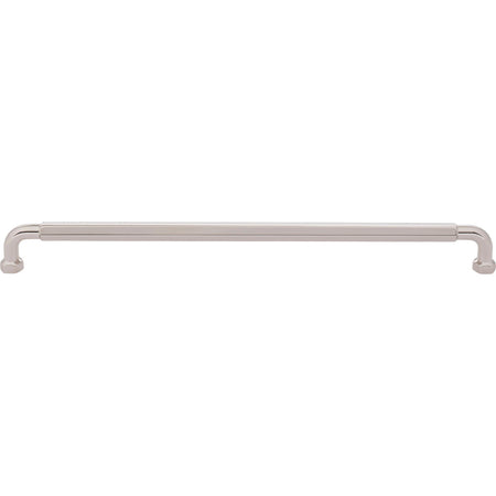 Top Knobs TK3206PN: 12" cc Dustin Cabinet Pull - Polished Nickel