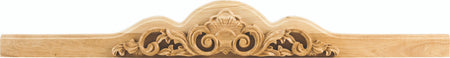 Hardware Resources AP001-WB: 40" x 5" x 3/4" Applique - White Birch