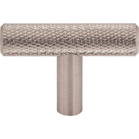Top Knobs TK3240BSN: 2" Prestwick T-Bar Cabinet Knob - Brushed Satin Nickel