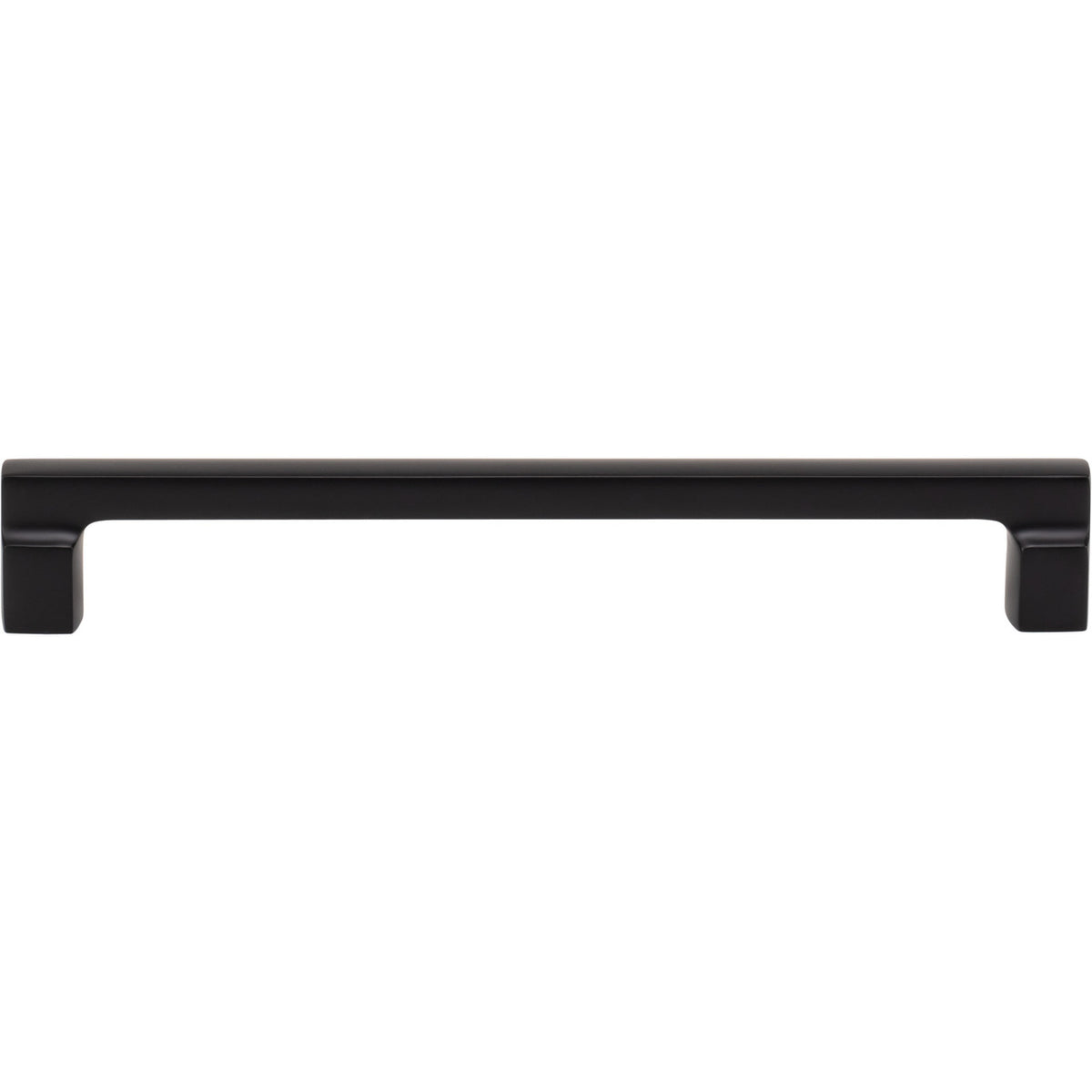 Atlas A525-BL: 192mm cc Reeves Square Bar Cabinet Pull - Matte Black