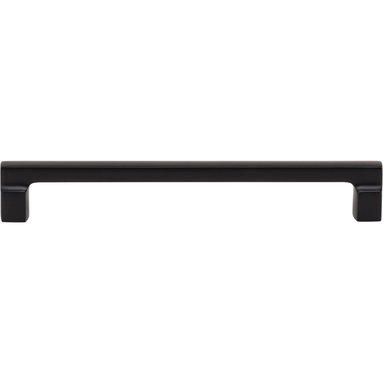 Atlas A525-BL: 192mm cc Reeves Square Bar Cabinet Pull - Matte Black