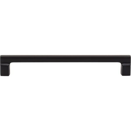 Atlas A525-BL: 192mm cc Reeves Square Bar Cabinet Pull - Matte Black