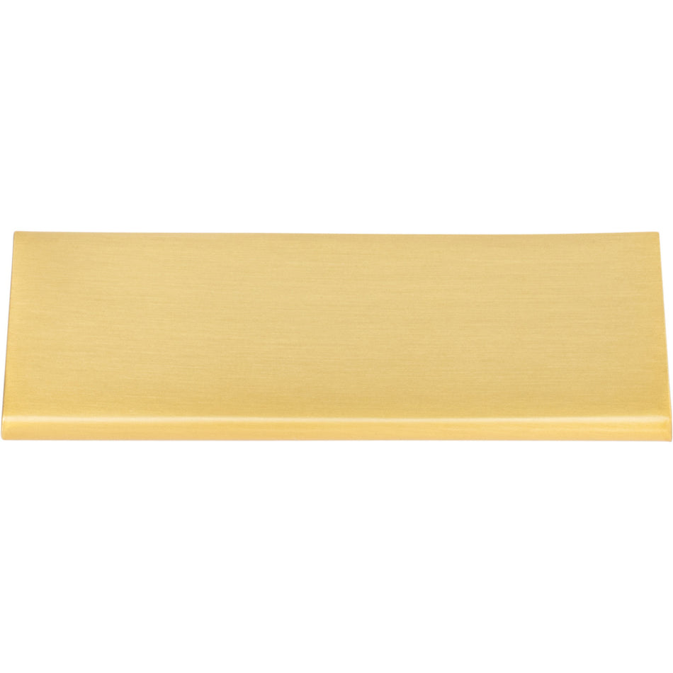 Elements A500-4ABG: 76mm cc Edgefield Finger Cabinet Pull - Aluminum Brushed Gold