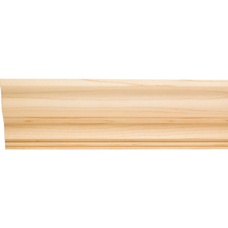 Hardware Resources SC19POP: 4-1/8" x 13/16" Standard Crown Moulding - Poplar