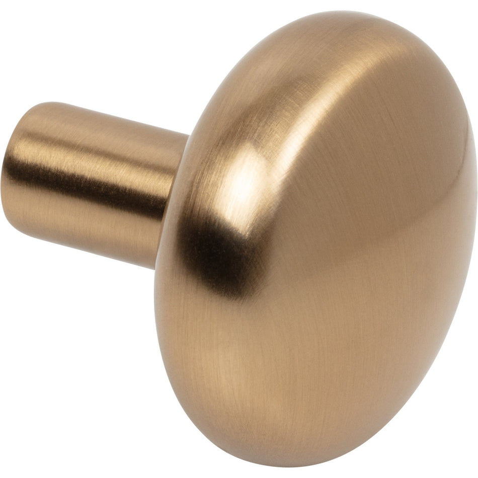 Jeffrey Alexander 329SBZ: 1-1/4" Loxley Mushroom Cabinet Knob - Satin Bronze